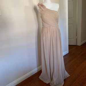 Cream/beige bridesmaid dress